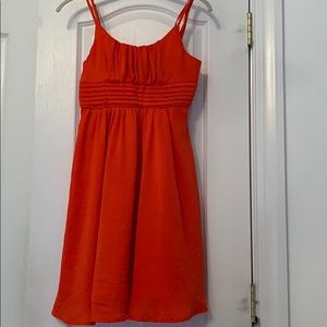 Coral (orange red ) mini dress